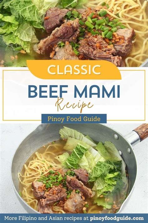 ang pambansang mami|Beef Mami Recipe .